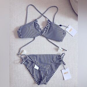 NWT Amuse Society x Flynn Skye Striped Bikini